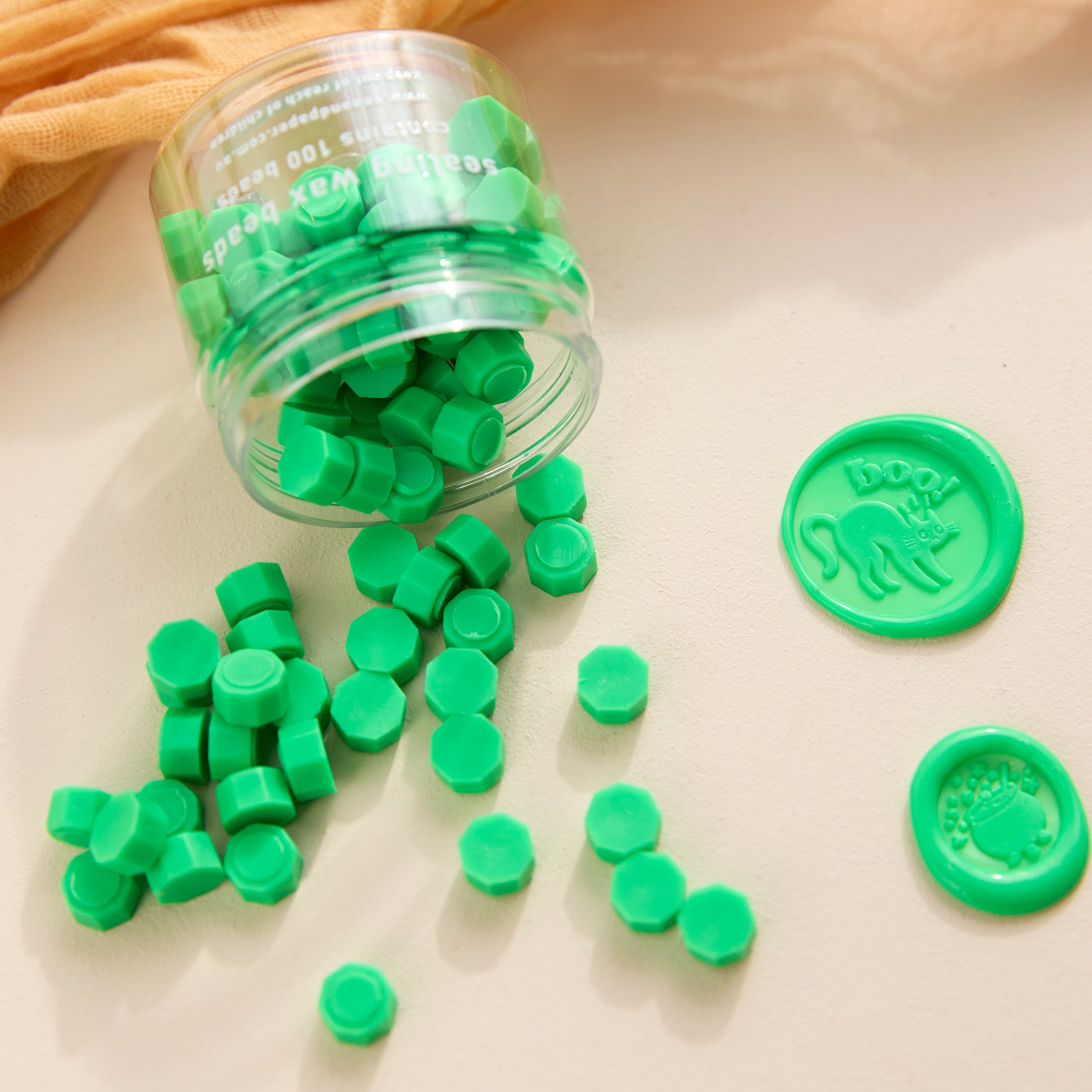 Neon Green - Sealing Wax Beads