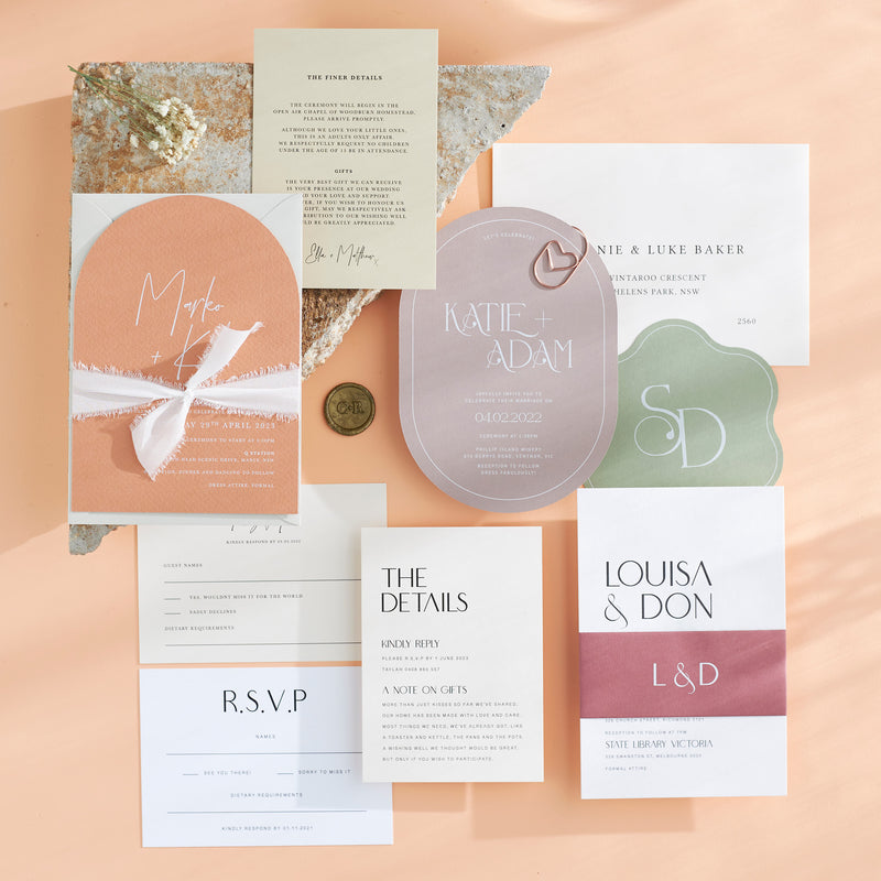 Invitation Pack How to pack wedding invitations 60 photos - Astyledwedding.com