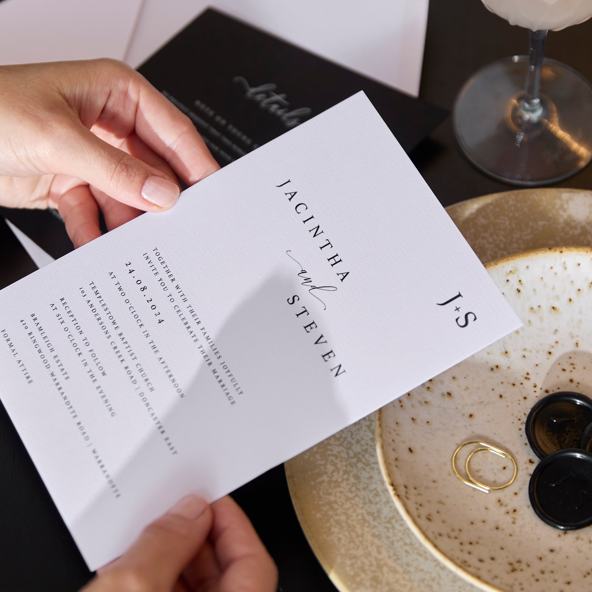 The Two-Piece Invitation Set