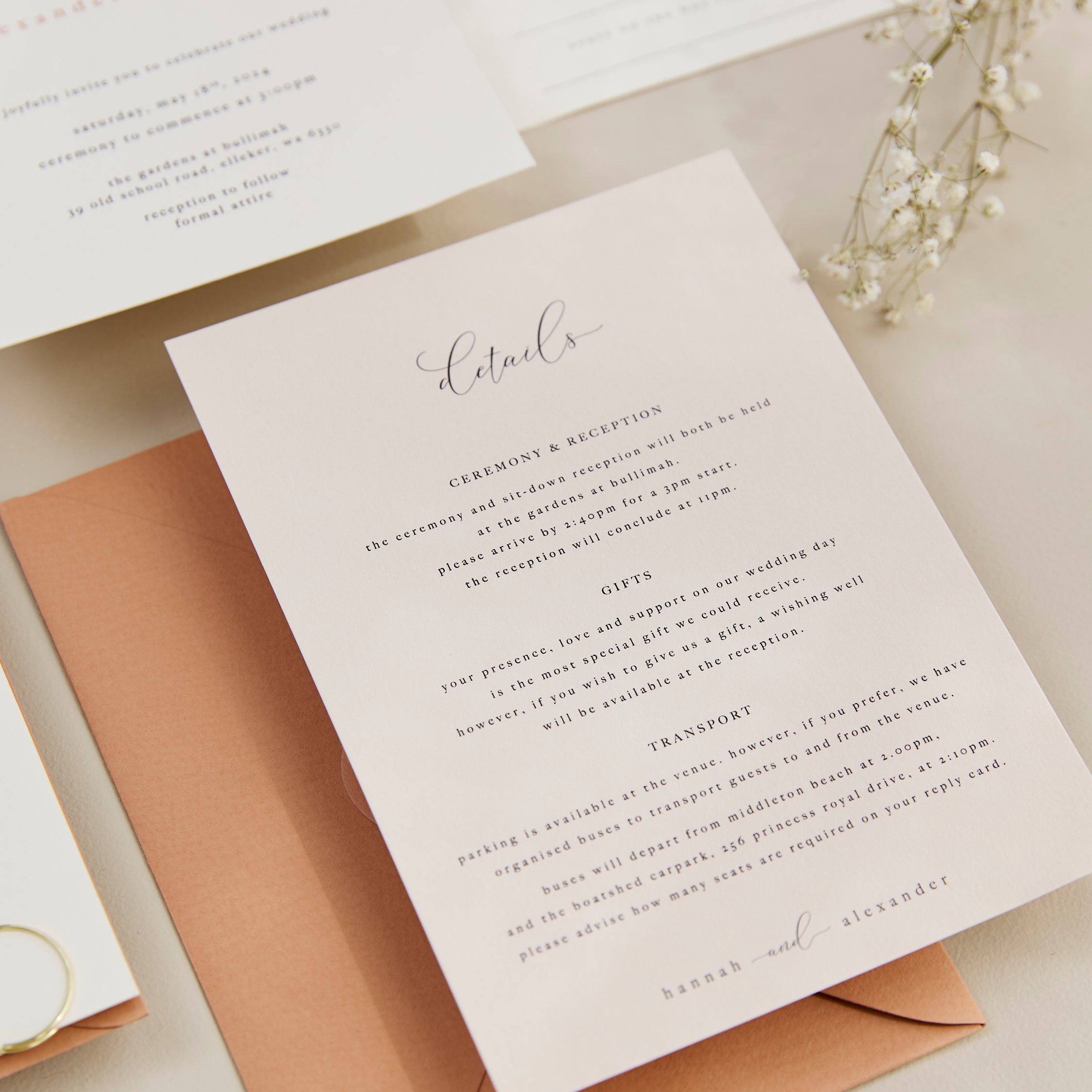 The Two-Piece Invitation Set