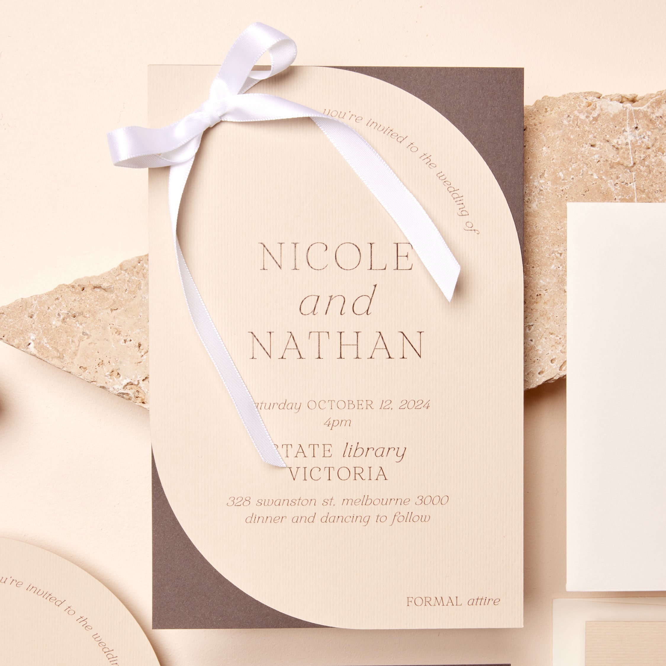 Kindred - Wedding Invitation & Envelope