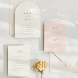 Luna - Wedding Invitation & Envelope