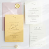 Lust - Wedding Invitation & Envelope
