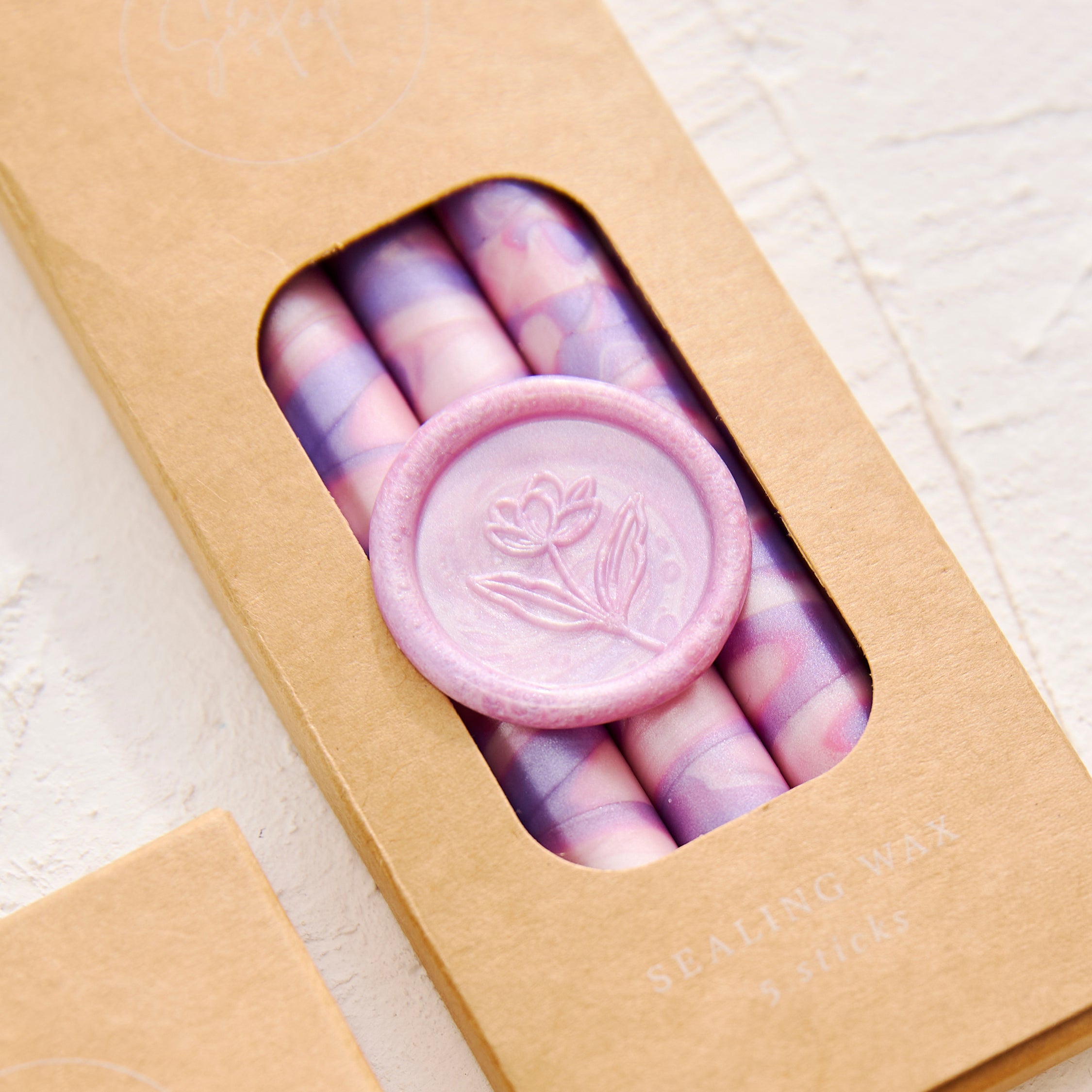 Pink & Purple Marble Mix - Sealing Wax Sticks