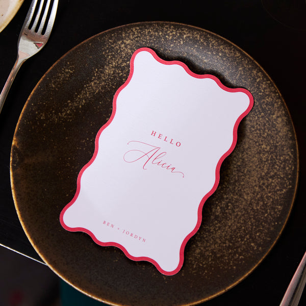 A6 Printed Menus