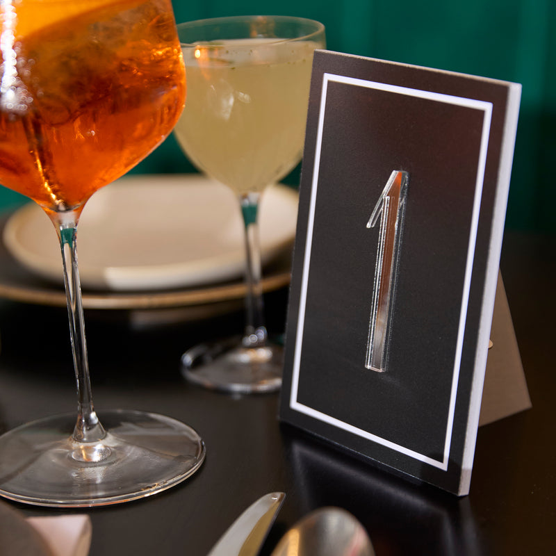 PVC Table Numbers - Various Sizes – Sea and Paper Creative Studio