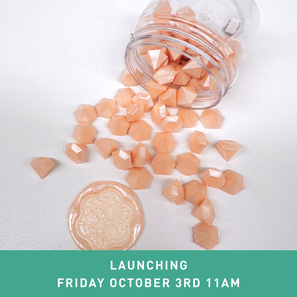 Sorbet Orange Gemstone - Sealing Wax Beads