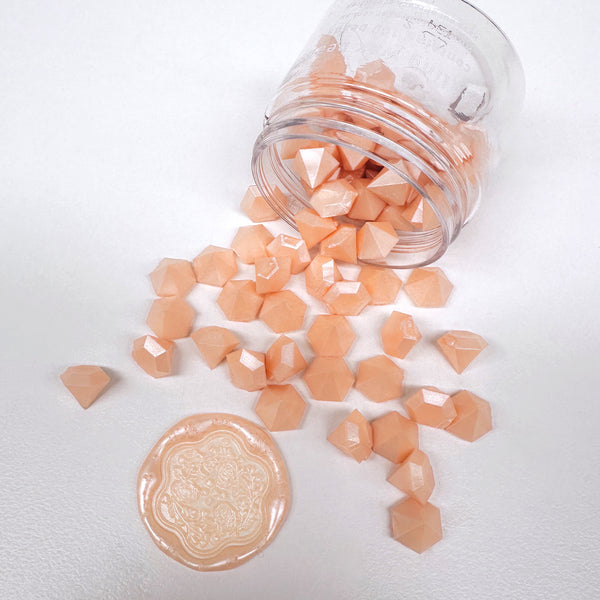 Sorbet Orange Gemstone - Sealing Wax Beads