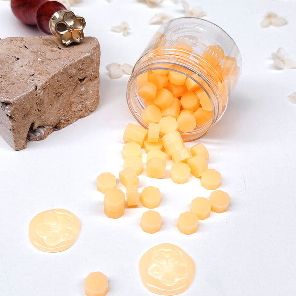 Frosted Orange - Sealing Wax Beads