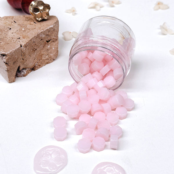 Frosted Pink - Sealing Wax Beads