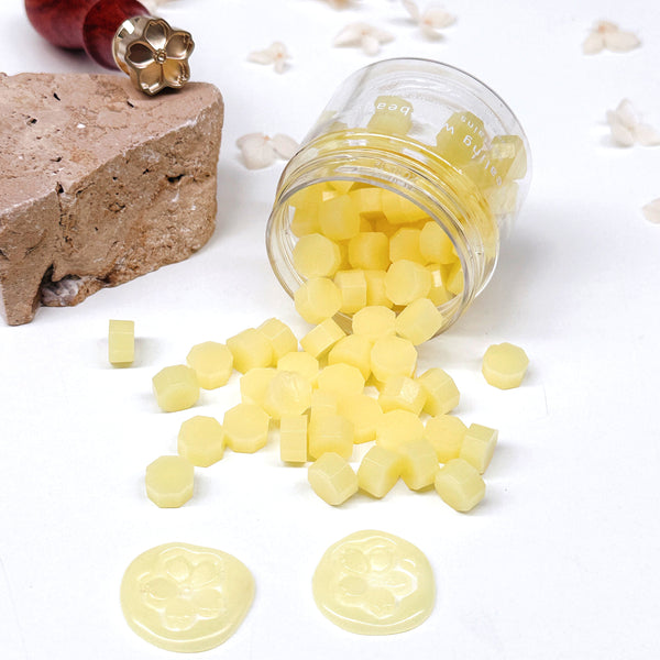 Frosted Yellow - Sealing Wax Beads