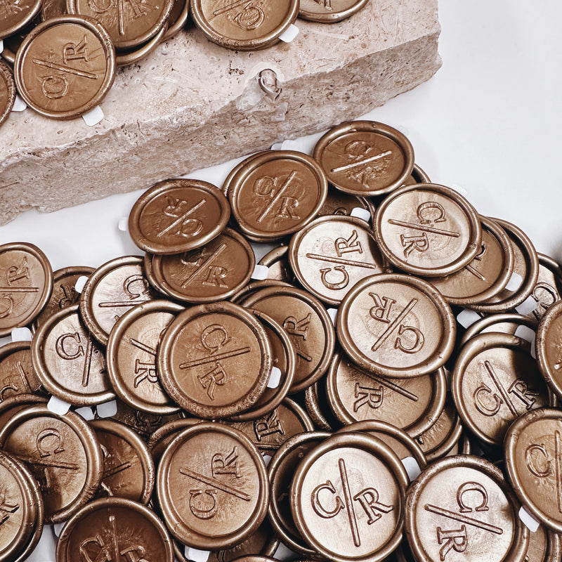 Custom Self-Adhesive Wax Seals - Circle