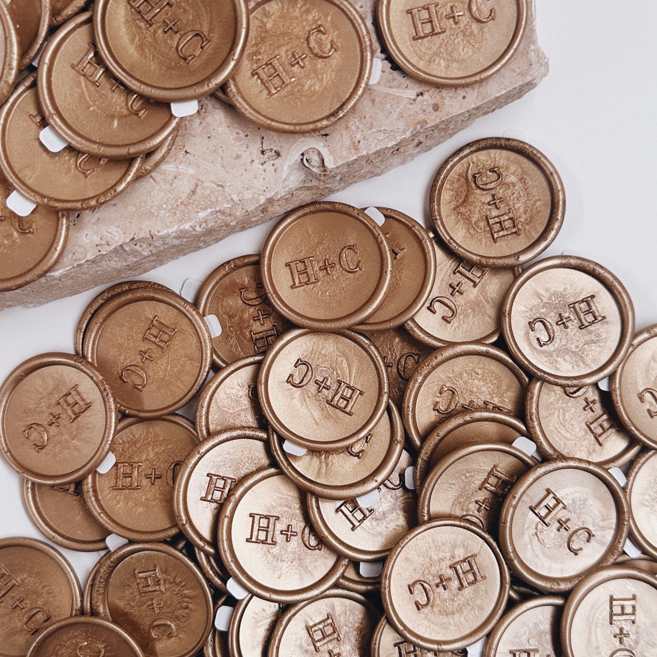 Custom Self-Adhesive Wax Seals - Circle