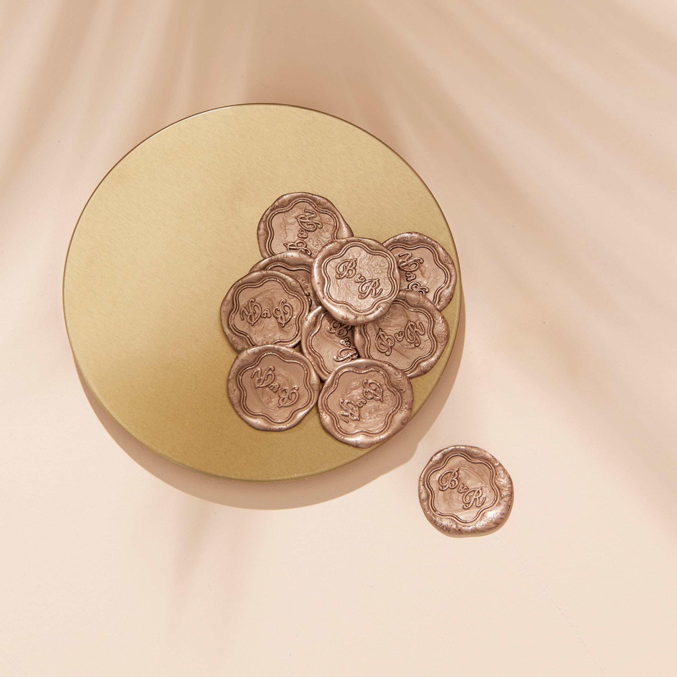 Custom Self-Adhesive Wax Seals - Floret