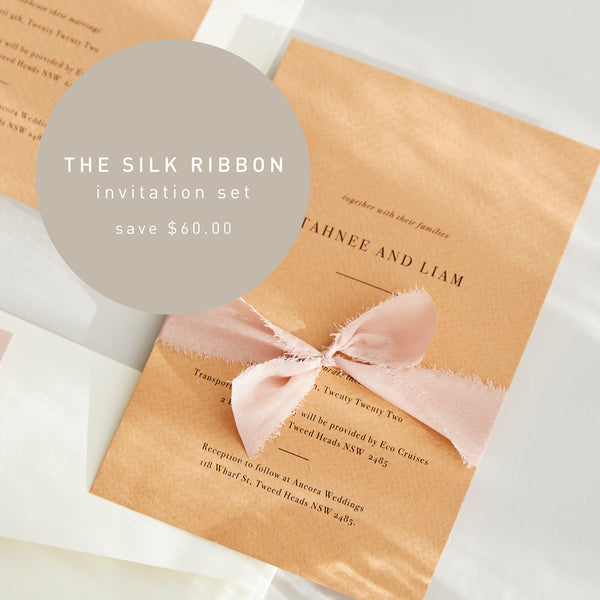 The Silk Ribbon Invitation Set