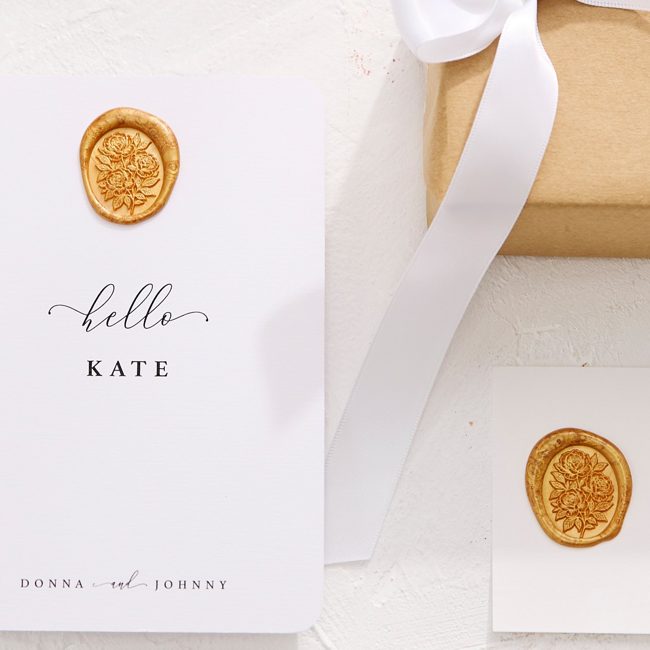 Wax Seal Stamp - Rose Bouquet