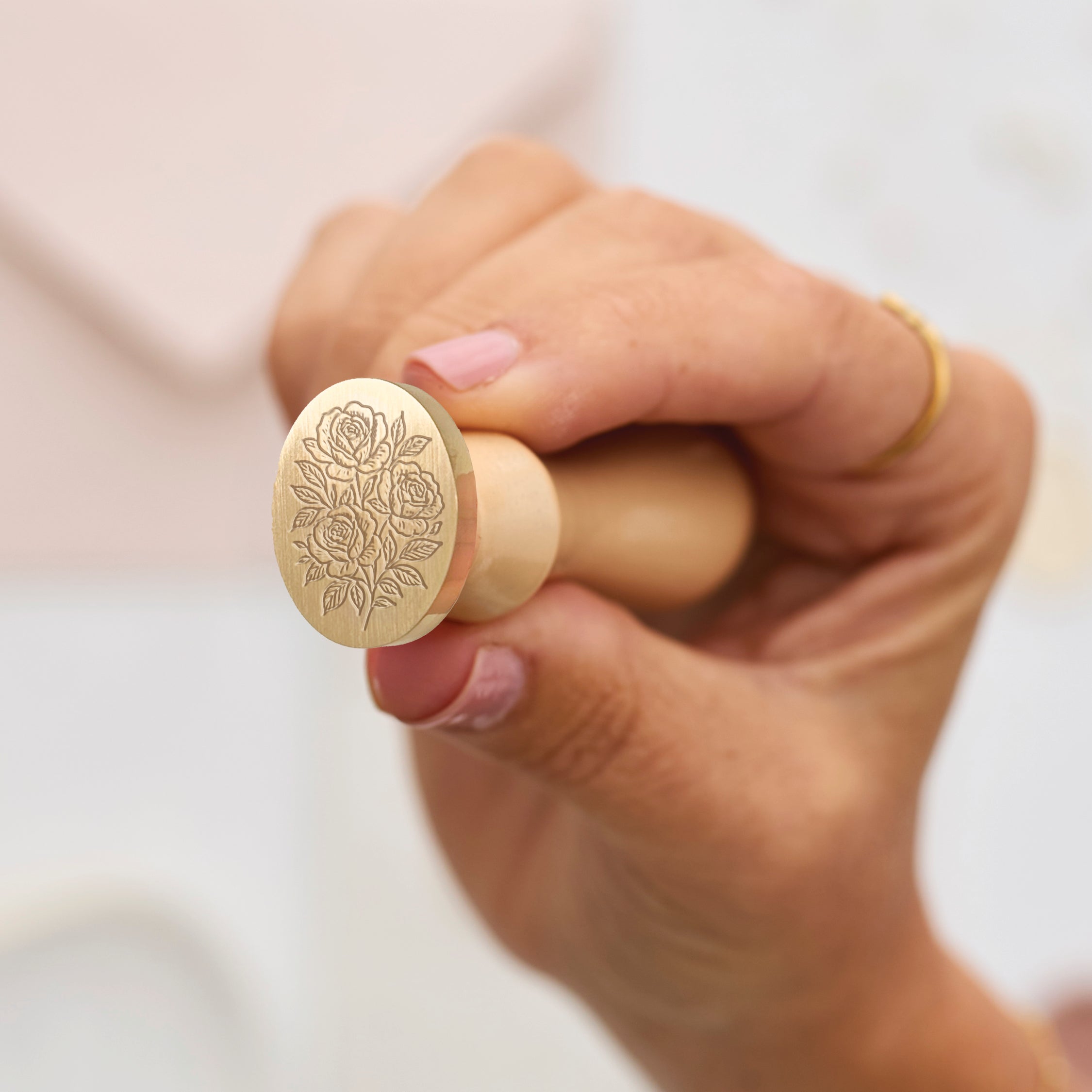 Wax Seal Stamp - Rose Bouquet