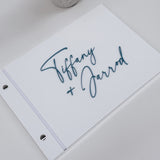 Large Custom Acrylic Guestbook