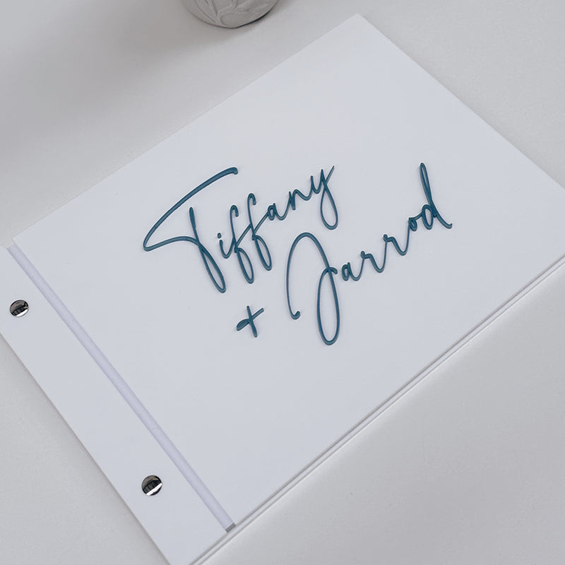 Large Custom Acrylic Guestbook