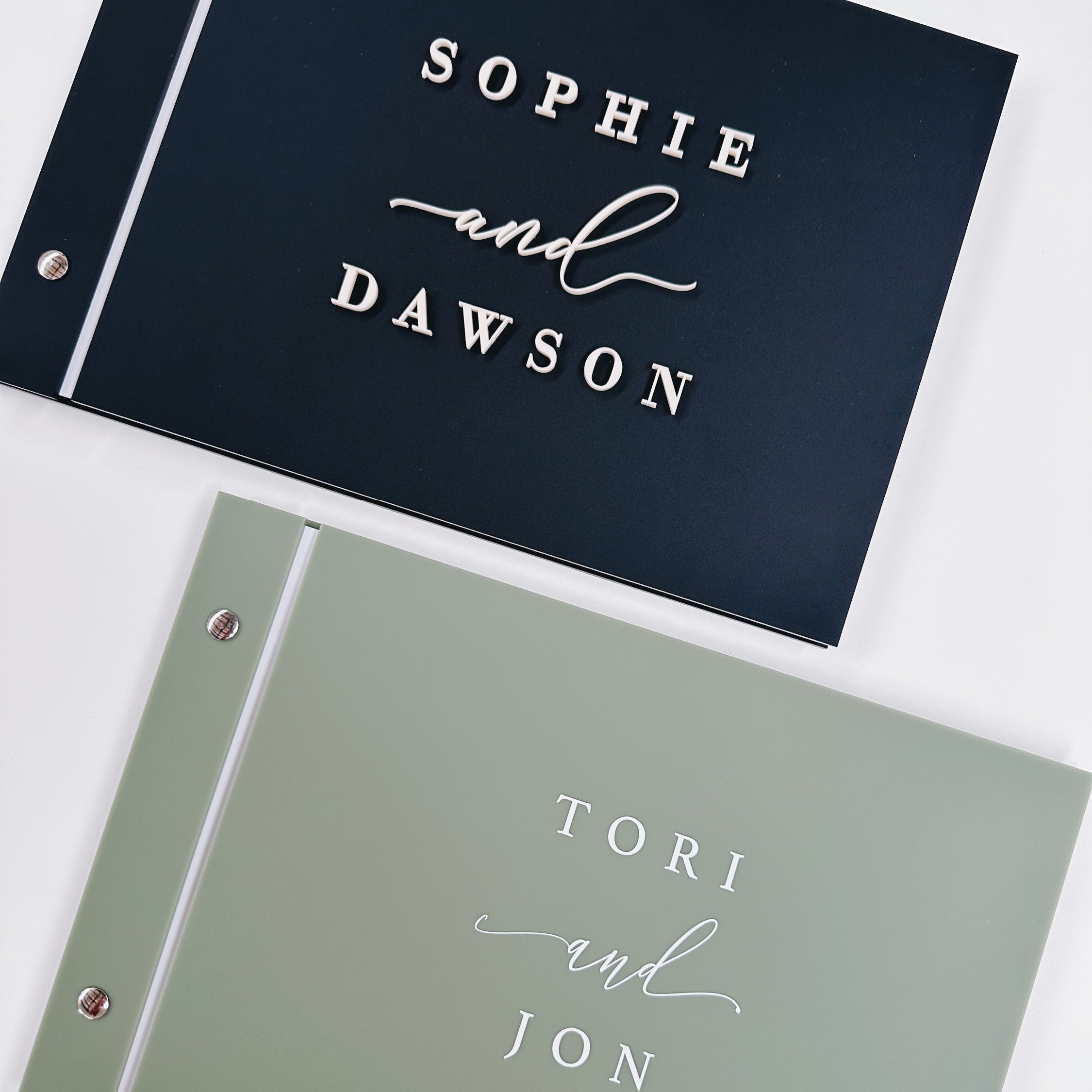 Large Custom Acrylic Guestbook