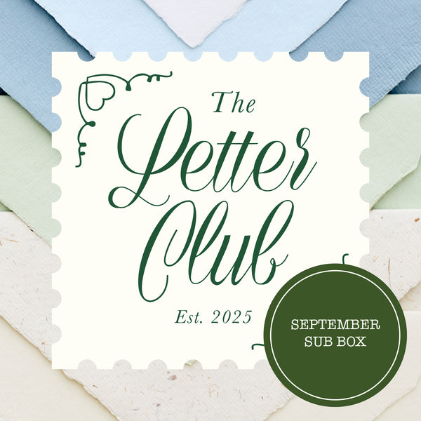 The Letter Club - September SUB BOX