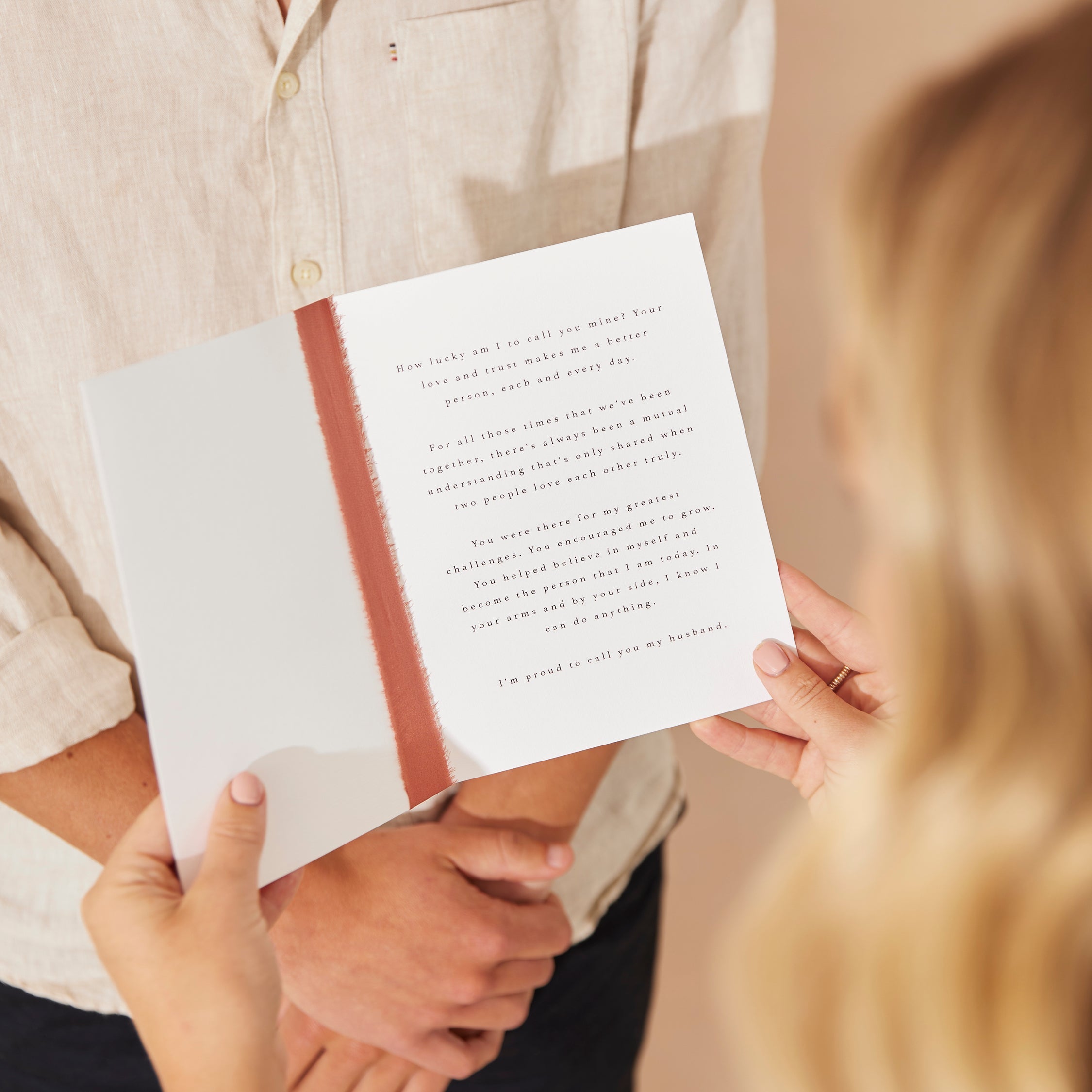 Set of Two Vow Books - White