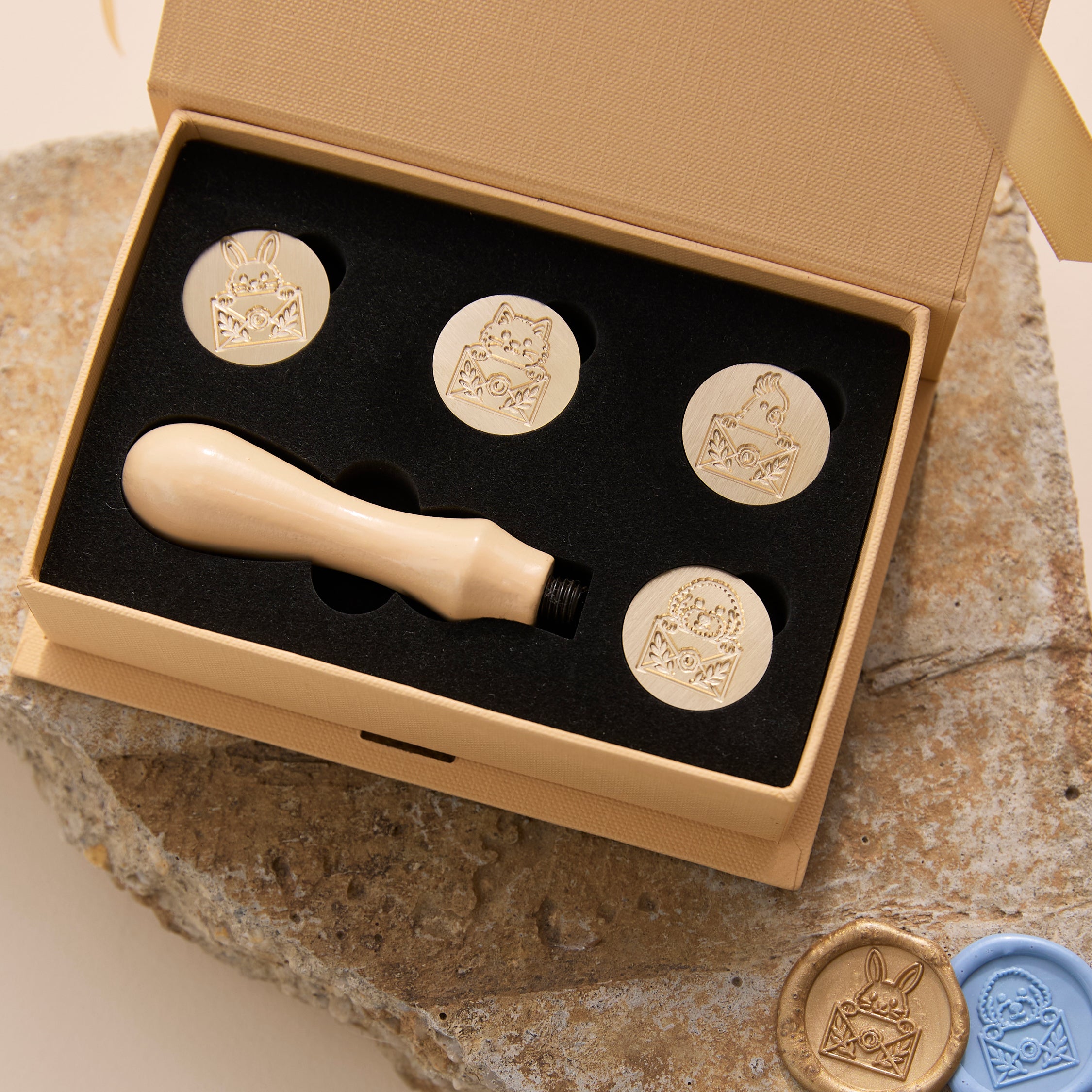 Wax Seal Stamp Set - Pet Letters Collection