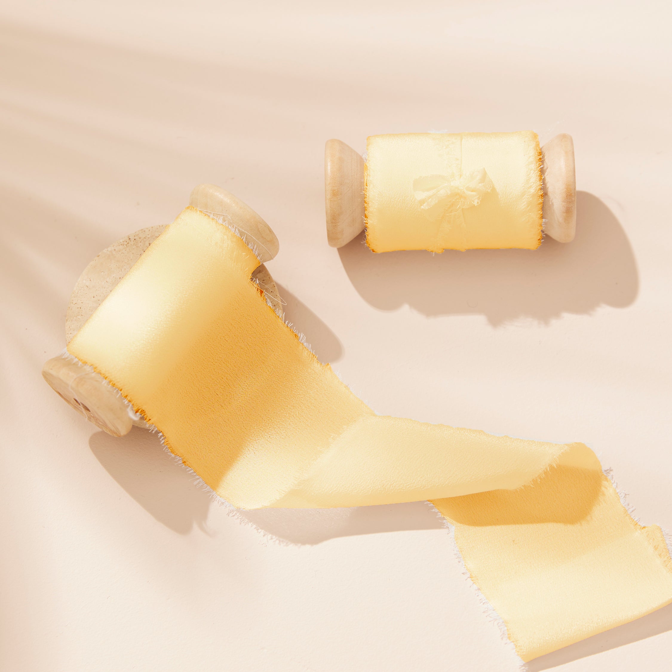 Silk Ribbon Roll - Marigold (50mm width)