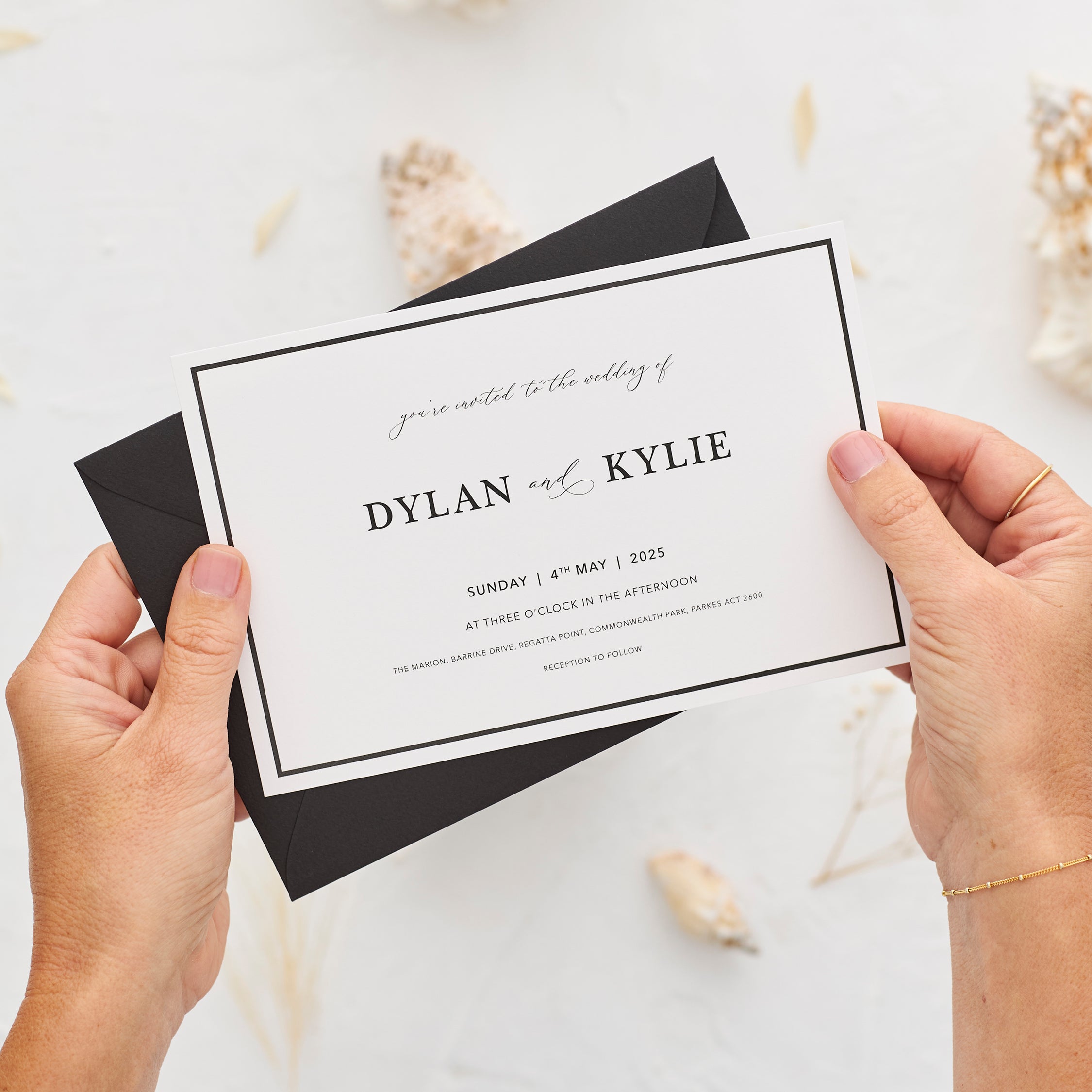 Chateau - Wedding Invitation & Envelope