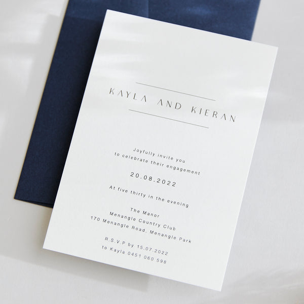 Willow - Engagement Invitation