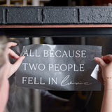 Custom Mirror Decal