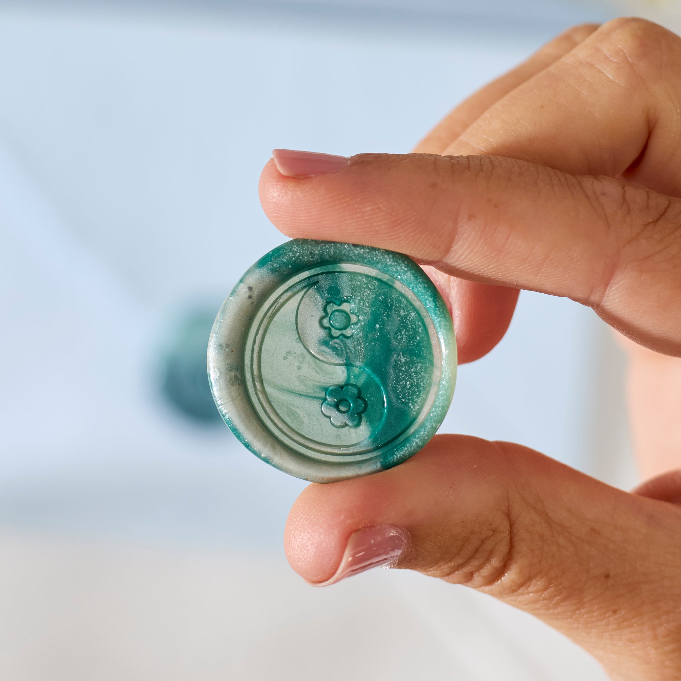 Wax Seal Stamp - Yin-Yang Bloom