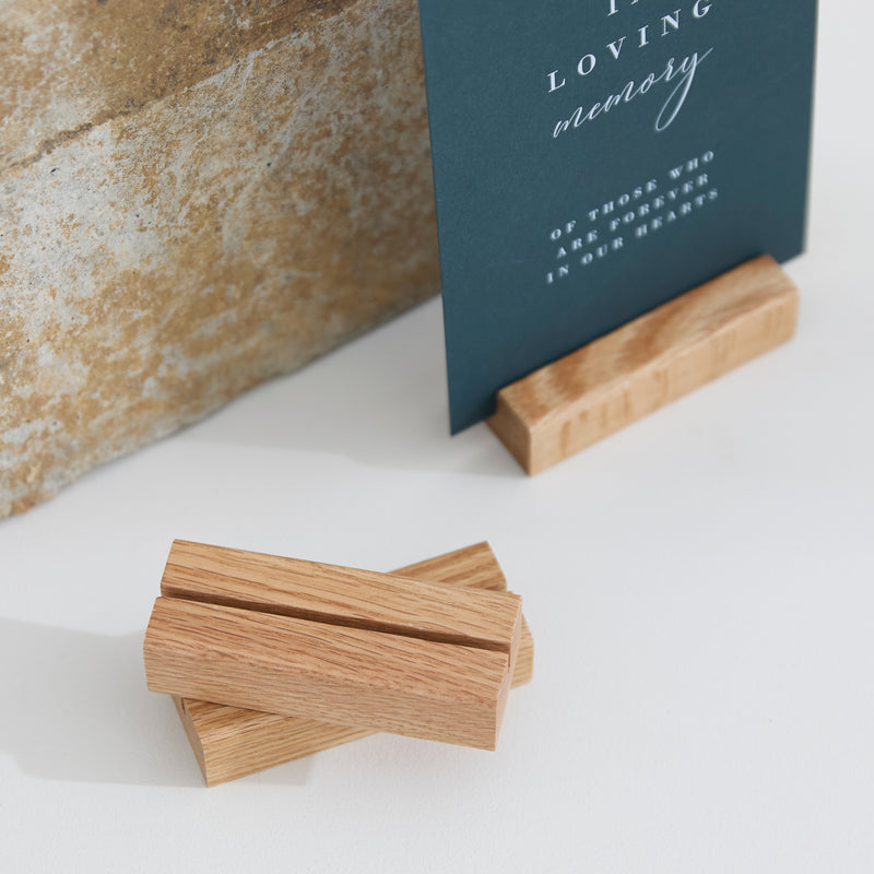Wooden Signage Display Block - Oak – Sea and Paper Creative Studio