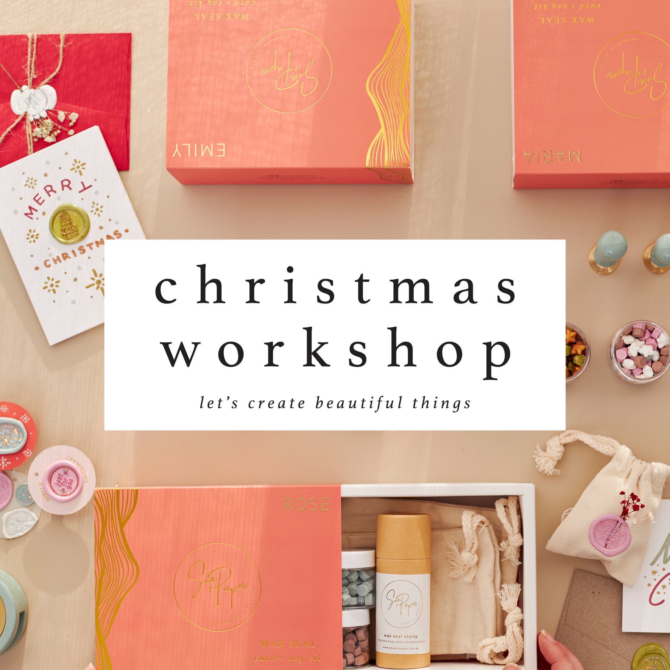 CHRISTMAS WAX SEALING WORKSHOPS 2025 - 4 dates available!