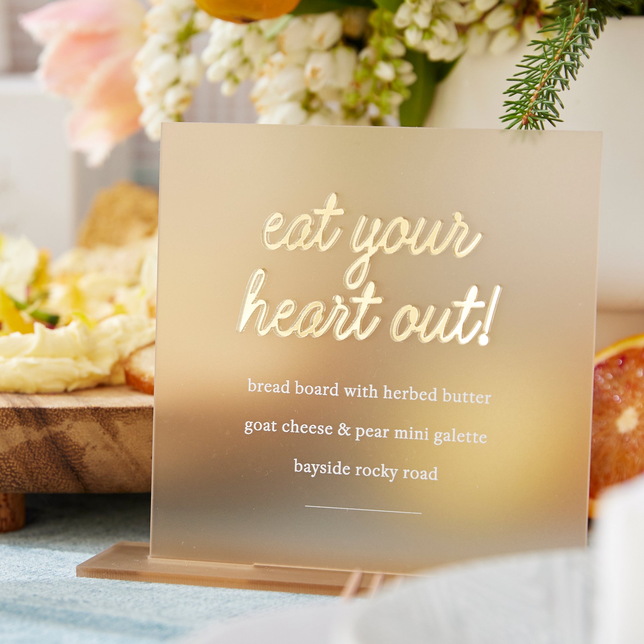 Square Acrylic Sign - Various Sizes