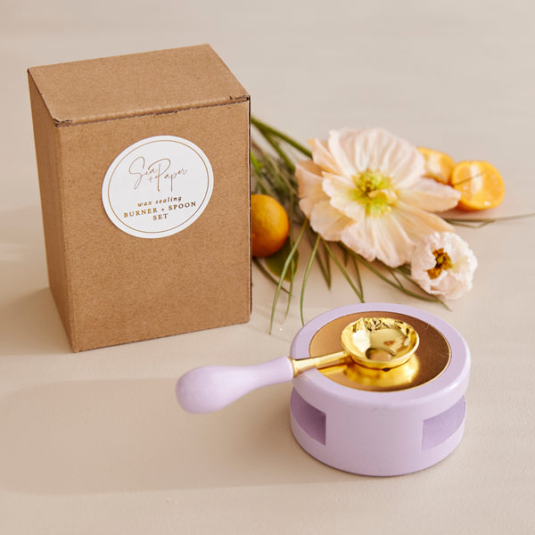Burner & Spoon Set - Lilac