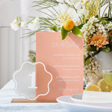 Dual Acrylic Sign & 3D Table Number - A5 / A6 Sign