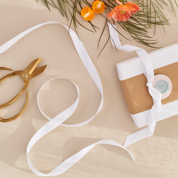 Satin Ribbon - White (20mm width)