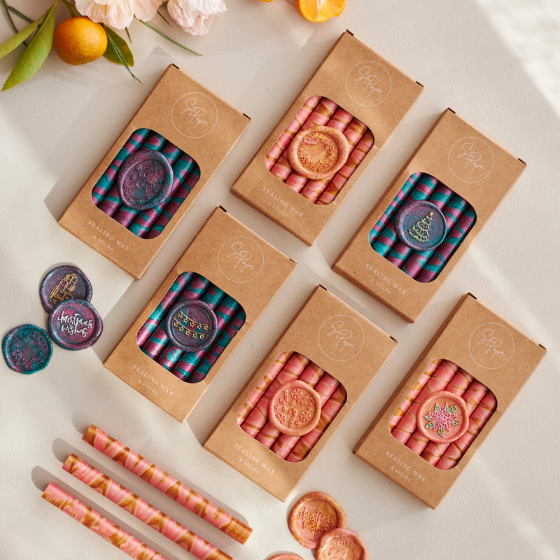 Christmas Sealing Wax Sticks - Festive