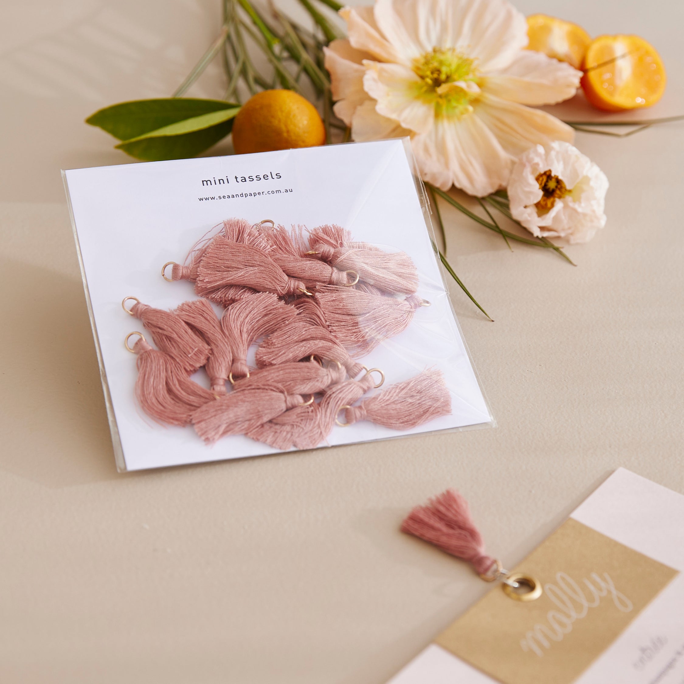 Tassels - Dusty Rose 20pk