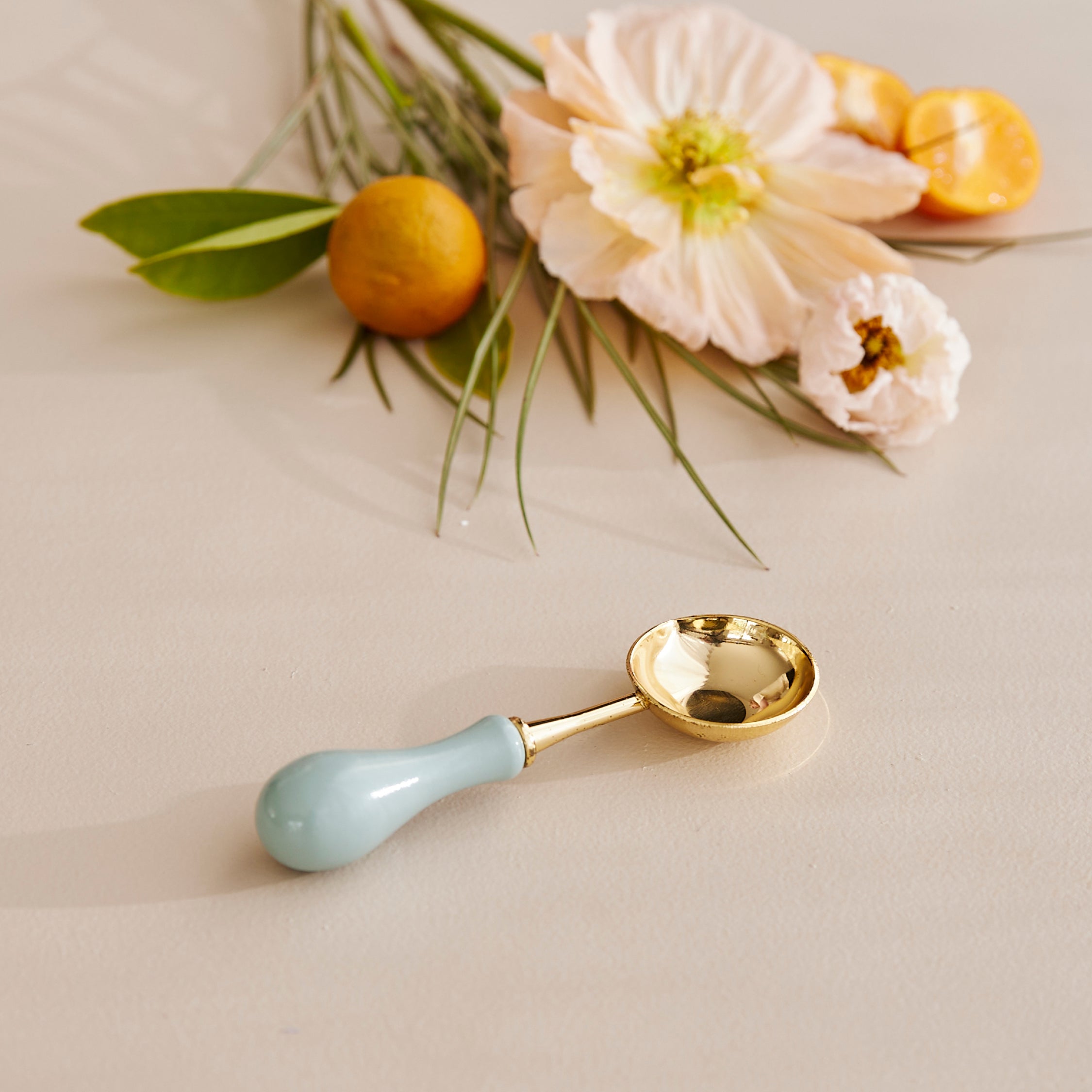 Melting Spoon Sage Green Handle Sea and Paper Creative Studio