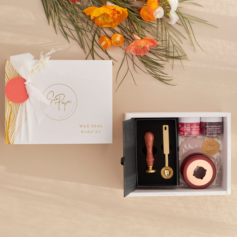 Bridal Wax Seal Kit, Sea and Paper Creative Studio