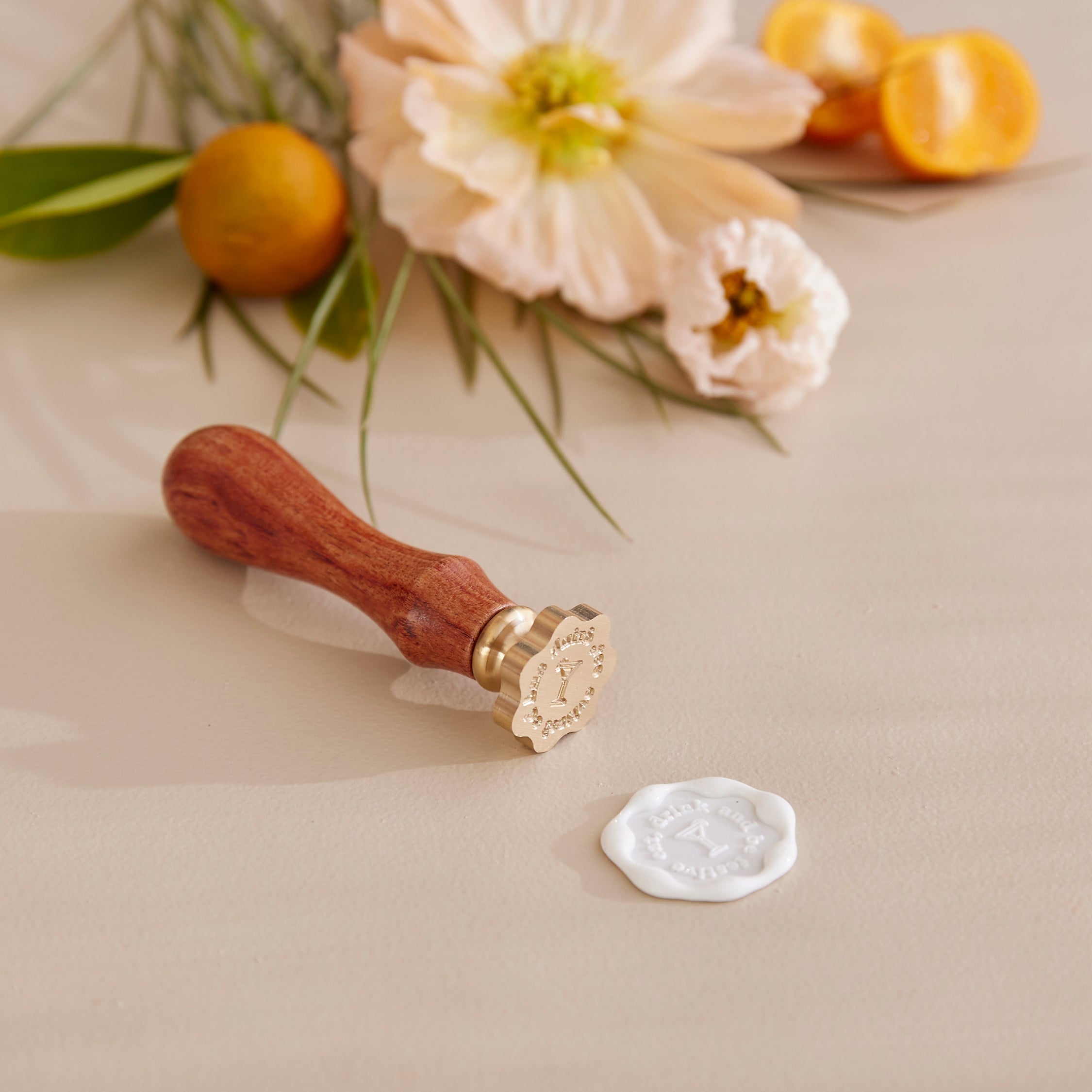 Wax Seal Stamp - Eat Drink And Be Festive