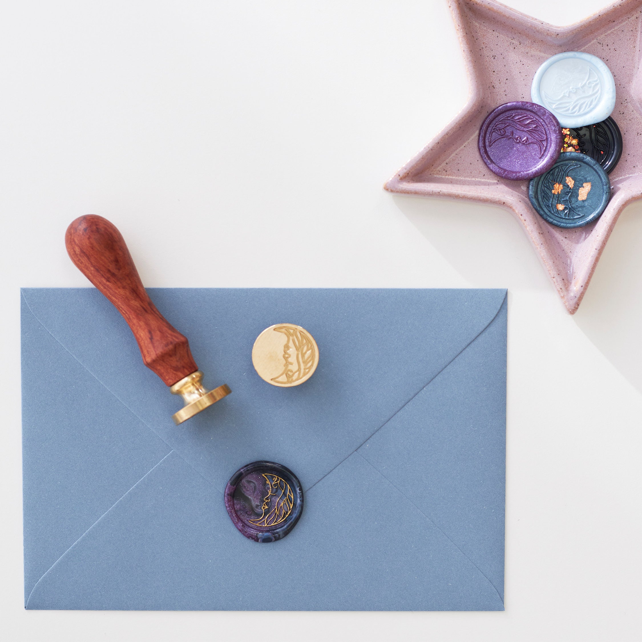 Wax Seal Stamp - Crescent Moon