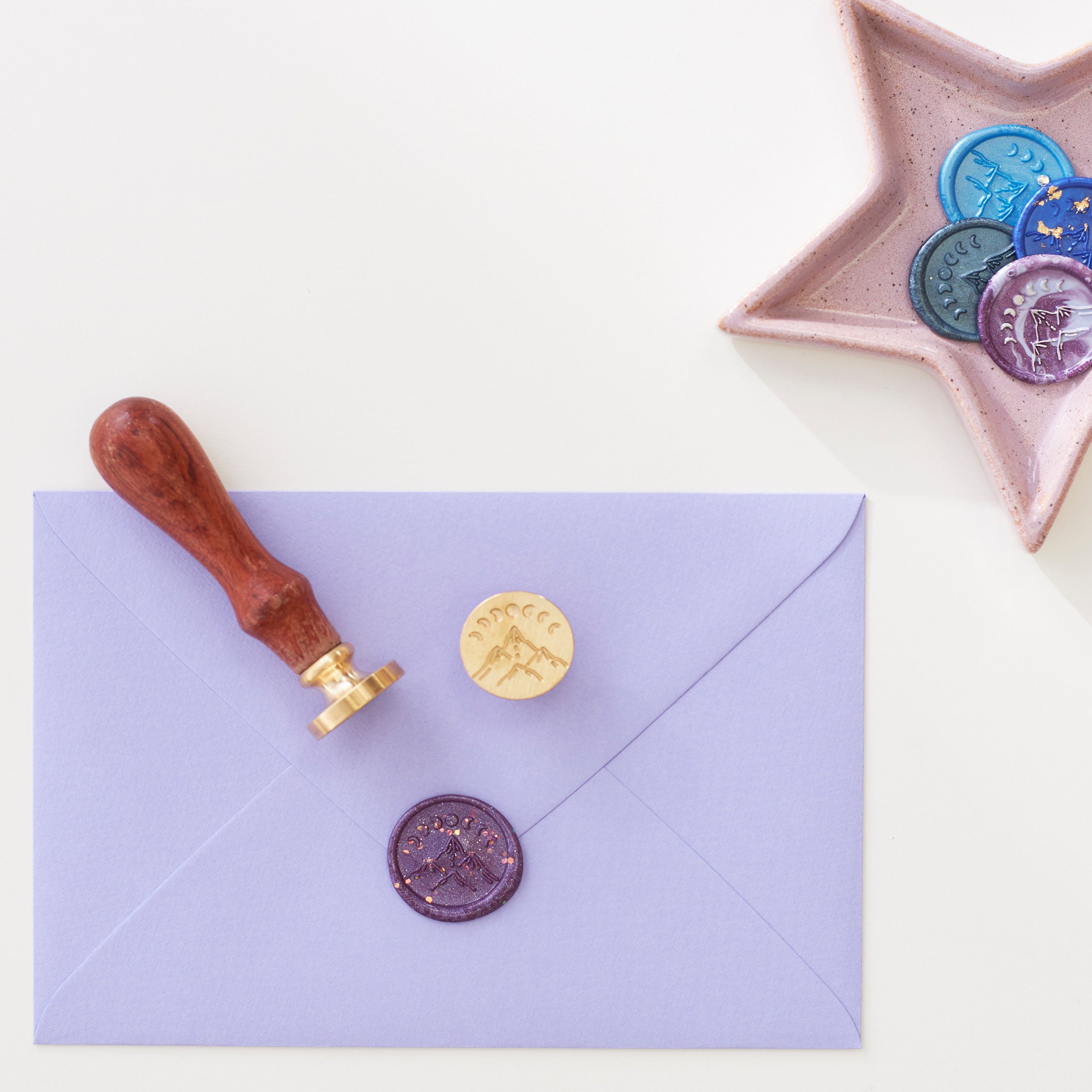 Wax Seal Stamp - Moon Phases