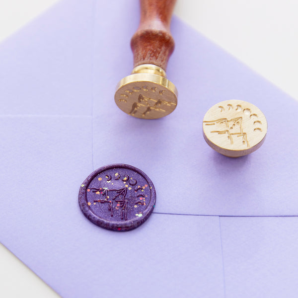 Wax Seal Stamp - Moon Phases
