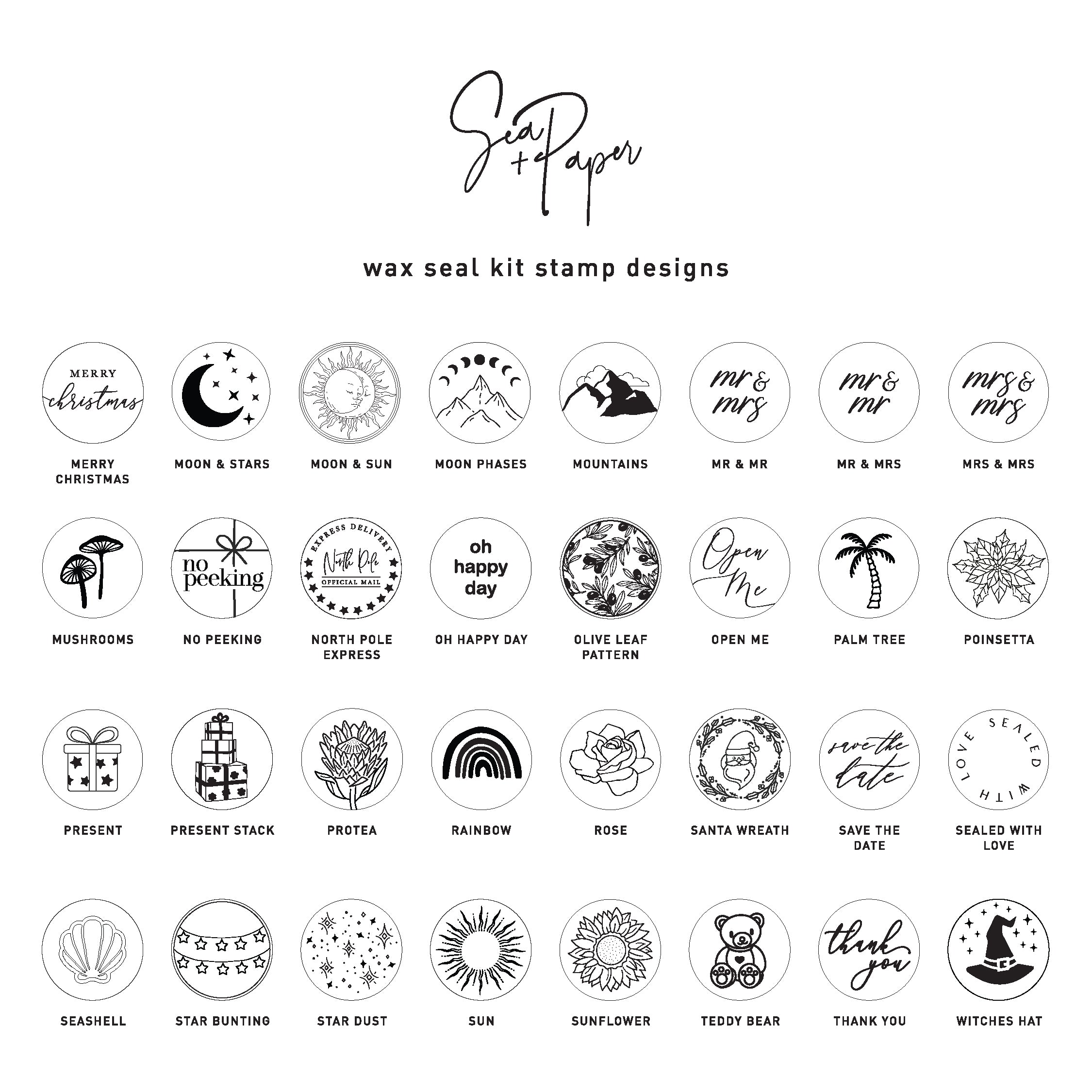 Self-Adhesive Wax Seals - 100 pk