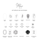 Self-Adhesive Wax Seals - 25 pk