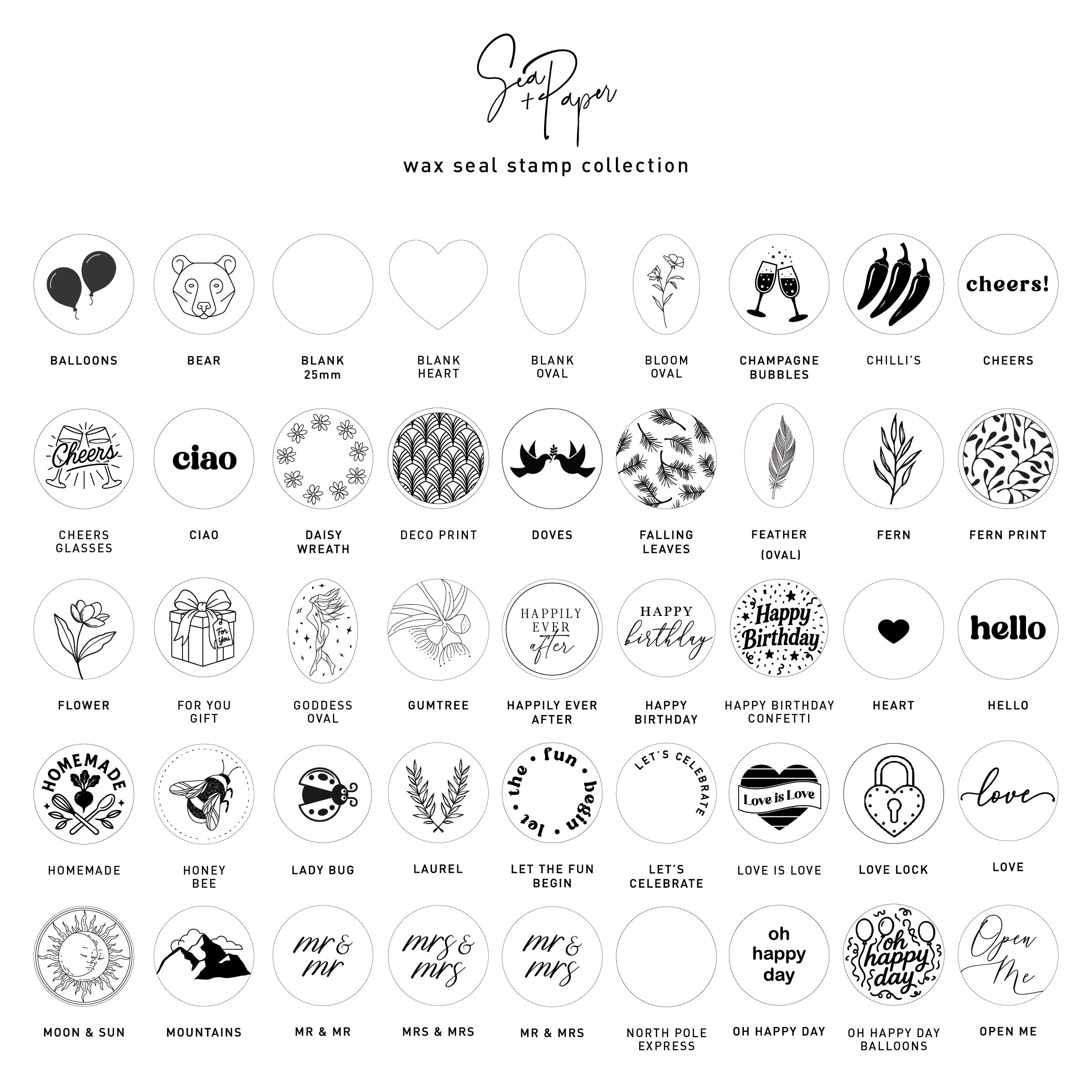 Self-Adhesive Wax Seals - 25 pk