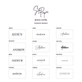 Acrylic Place Cards - 90x50mm